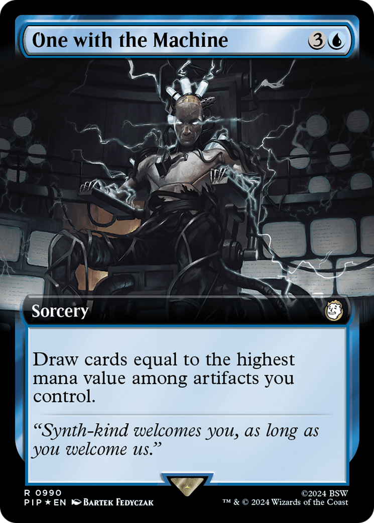 One with the Machine (Extended Art) (Surge Foil) [Fallout]-1