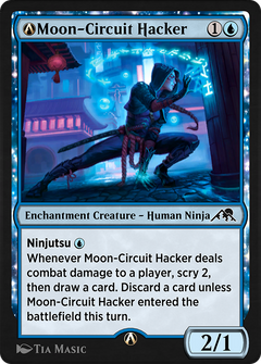 A-Moon-Circuit Hacker (NEO-A-67) - Kamigawa: Neon Dynasty: (enchantment)-1