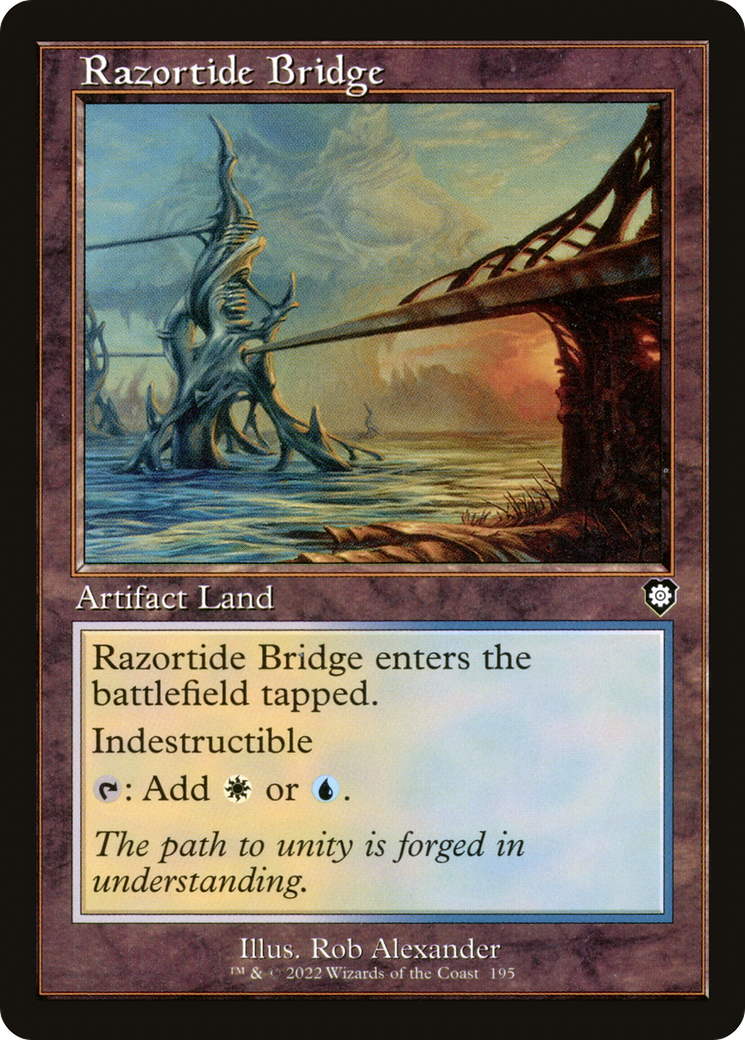 Razortide Bridge (Retro) [The Brothers' War Commander]-1
