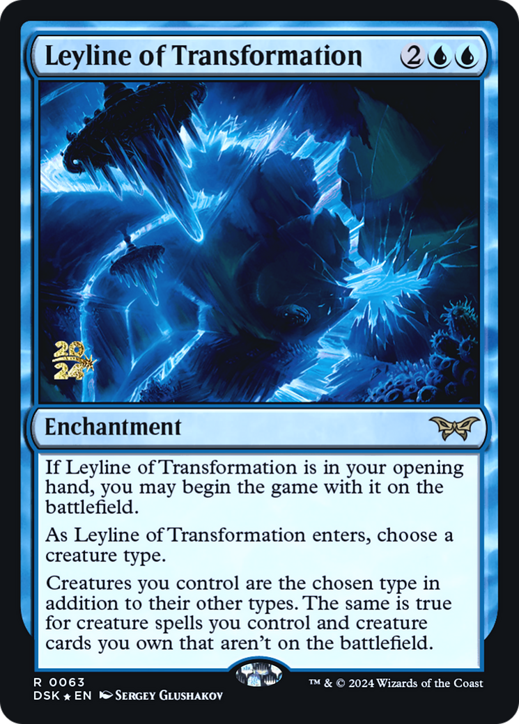 Leyline of Transformation [Duskmourn: House of Horror Prerelease Promos]-1