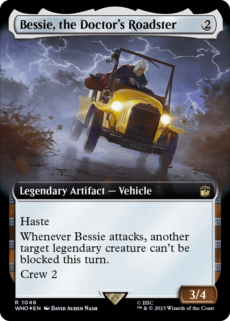 Bessie, the Doctor's Roadster (Extended Art) (Surge Foil) [Doctor Who]-1