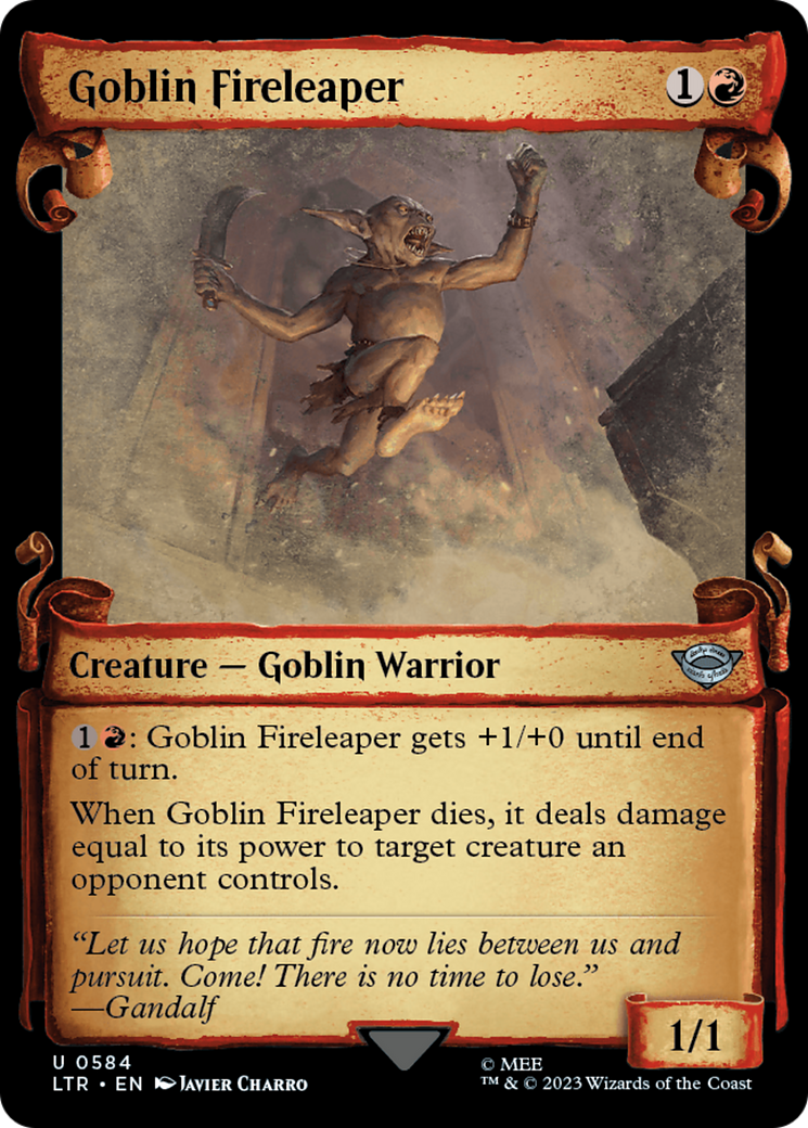 Goblin Fireleaper [The Lord of the Rings: Tales of Middle-Earth Showcase Scrolls]-1