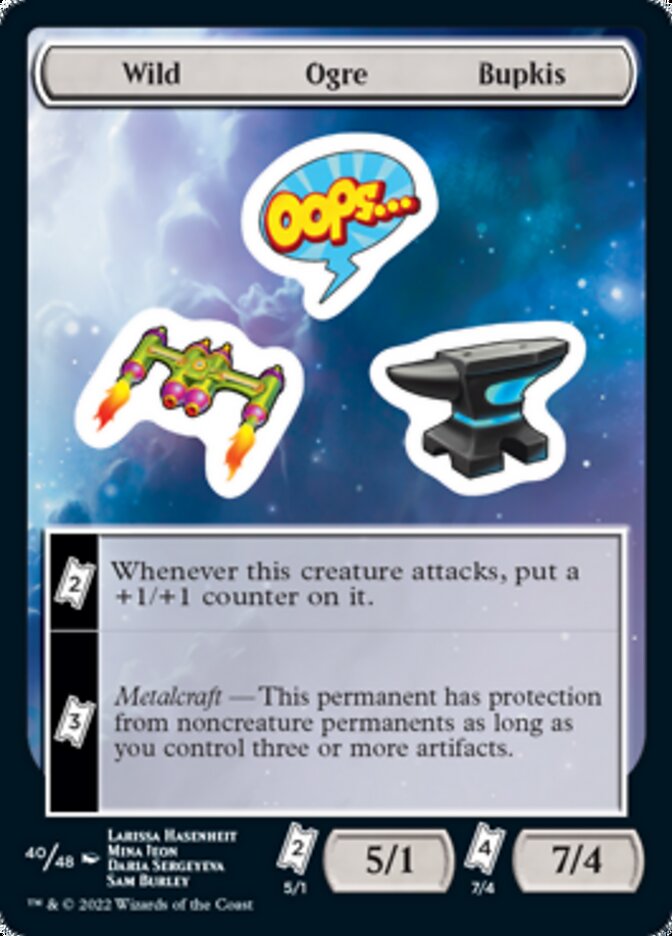 Wild Ogre Bupkis [Unfinity Stickers]-1