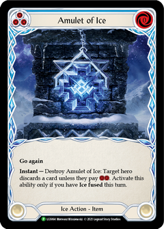 Amulet of Ice [LGS064] (Promo)  Cold Foil-1