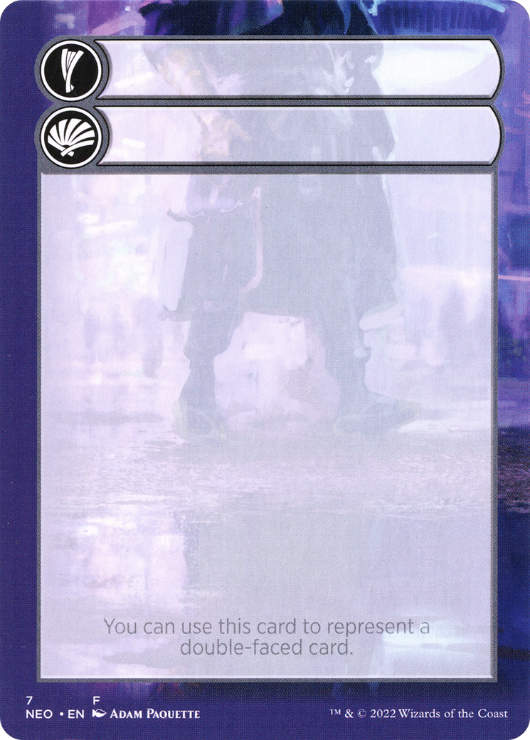 Double-Faced Substitute Card (SNEO-007) - Kamigawa: Neon Dynasty Substitute Cards (Borderless)-1