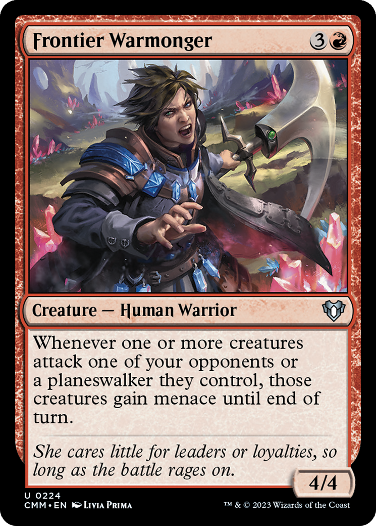 Frontier Warmonger [Commander Masters]-1