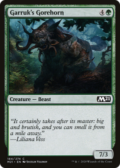 Garruk's Gorehorn [Core Set 2021]-1