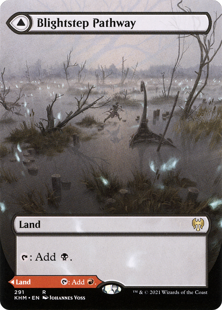 Blightstep Pathway // Searstep Pathway (Borderless Alternate Art) [Kaldheim]-4