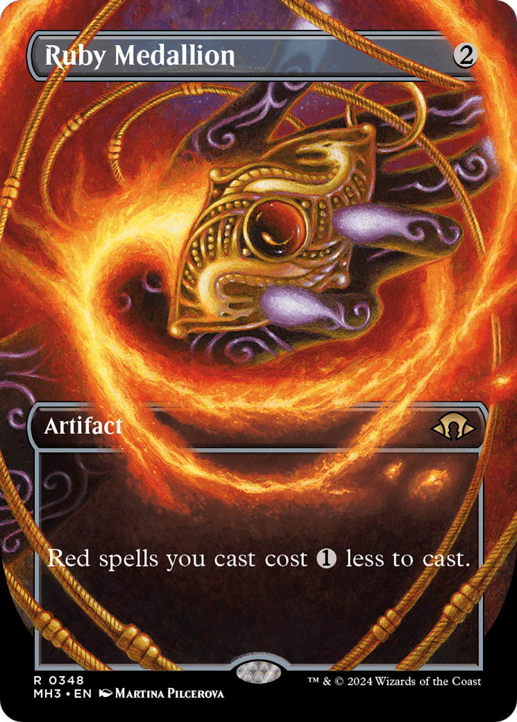 Ruby Medallion (Borderless) [Modern Horizons 3]-1
