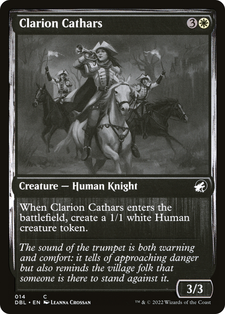 Clarion Cathars [Innistrad: Double Feature]-1
