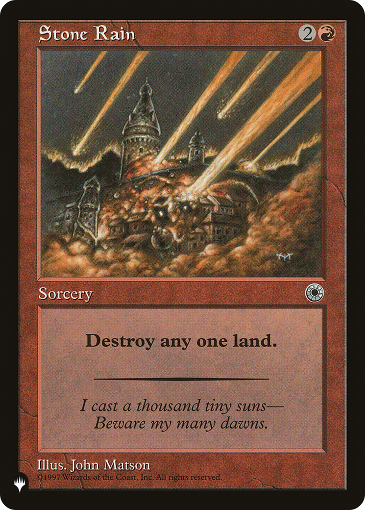 Stone Rain [The List]-1