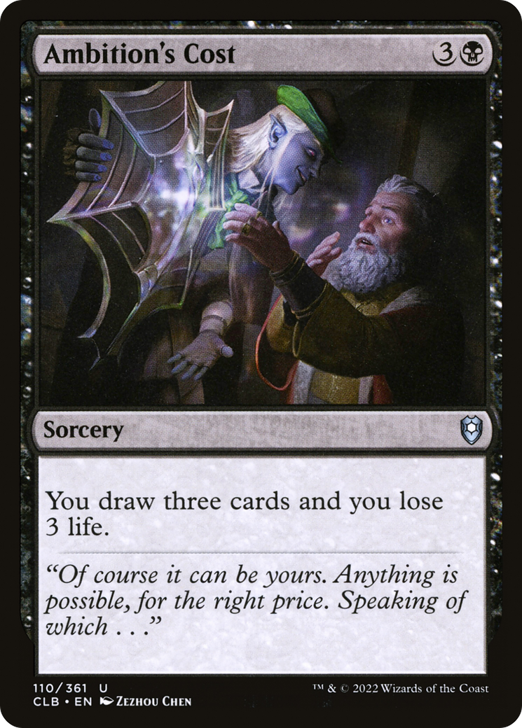 Ambition's Cost [Commander Legends: Battle for Baldur's Gate]-1