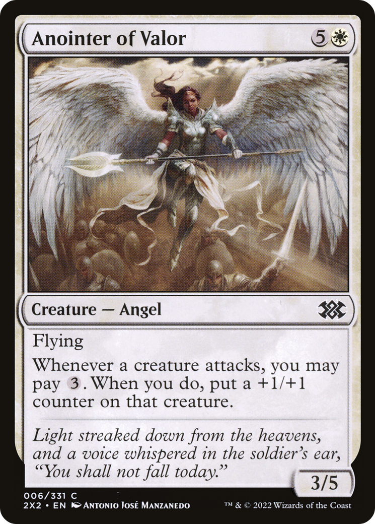 Anointer of Valor [Double Masters 2022]-1