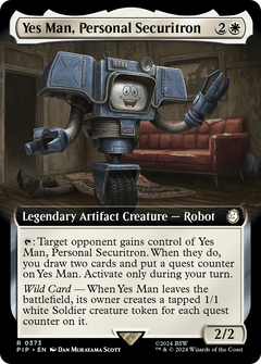Yes Man, Personal Securitron (Extended Art) [Fallout]-1