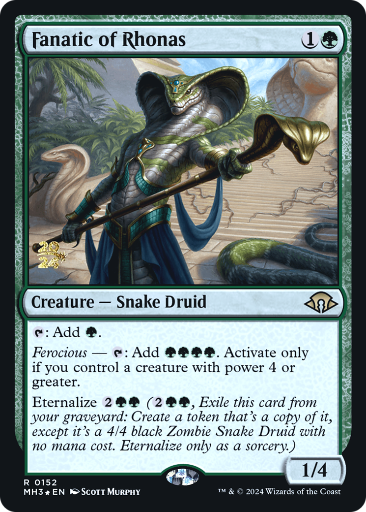 Fanatic of Rhonas [Modern Horizons 3 Prerelease Promos]-1