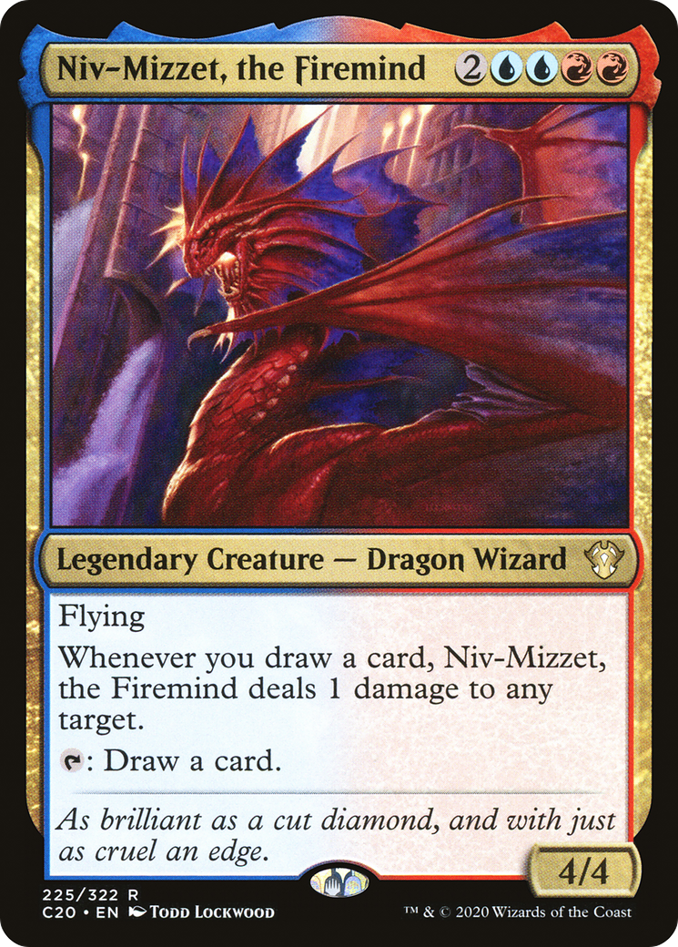 Niv-Mizzet, the Firemind [Commander 2020]-1
