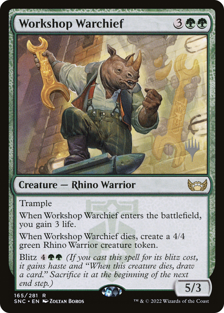 Workshop Warchief (PPSNC-165) - Streets of New Capenna Promos Foil-1