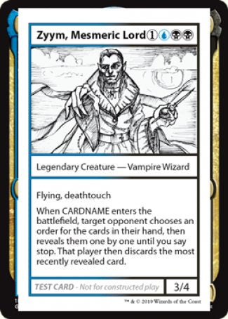 Zyym, Mesmeric Lord (2021 Edition) [Mystery Booster Playtest Cards]-1
