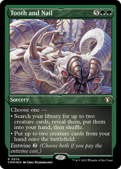 Tooth and Nail (CMM-574) - Commander Masters Etched Foil-1