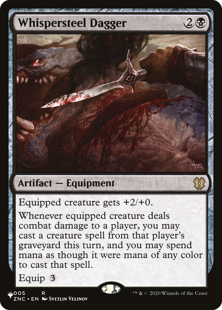 Whispersteel Dagger (LIST-ZNC-5) - The List-1