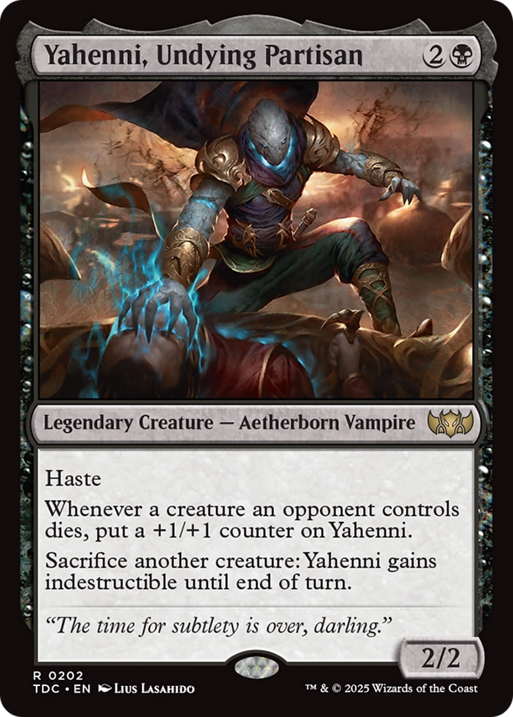 Yahenni, Undying Partisan (TDC-202) - Commander: Tarkir: Dragonstorm-1