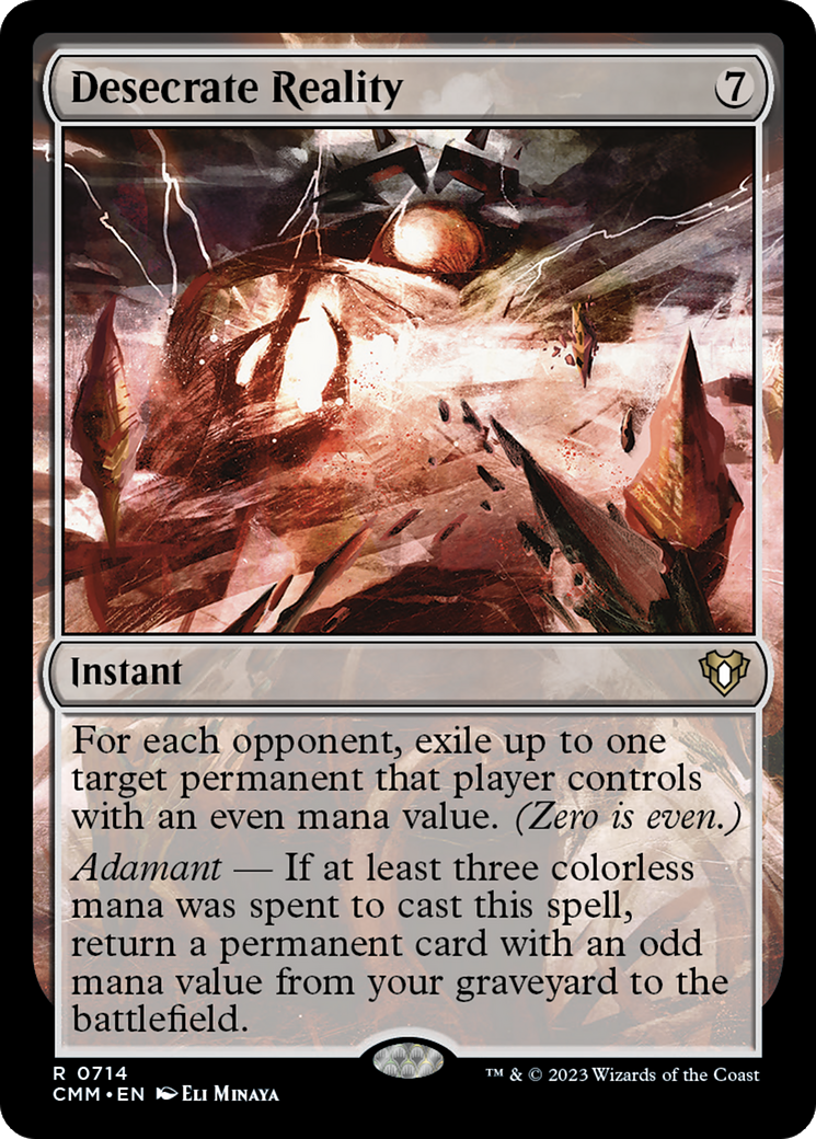 Desecrate Reality [Commander Masters]-1