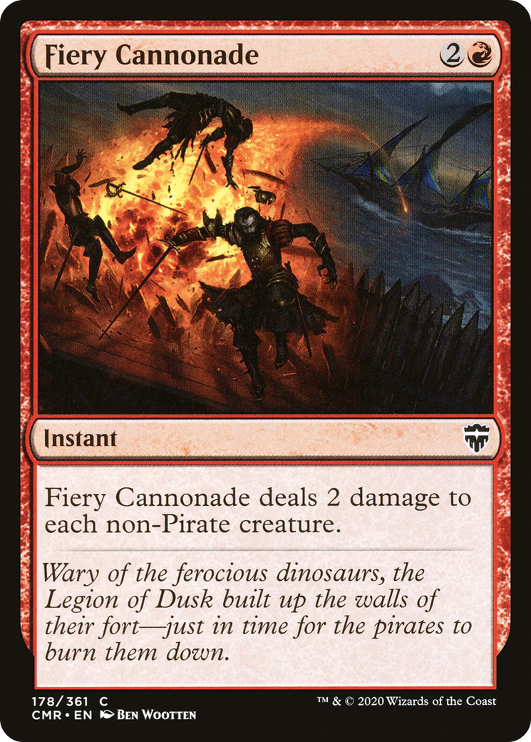 Fiery Cannonade [Commander Legends]-1