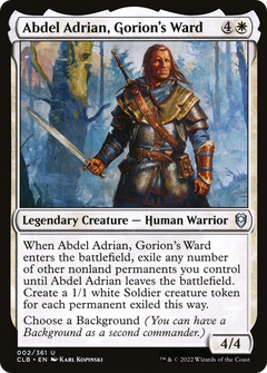 Abdel Adrian, Gorion's Ward (CLB-002) - Commander Legends: Battle for Baldur's Gate Foil-1