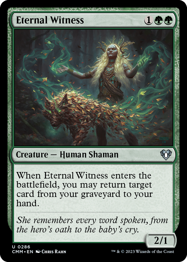 Eternal Witness [Commander Masters]-1