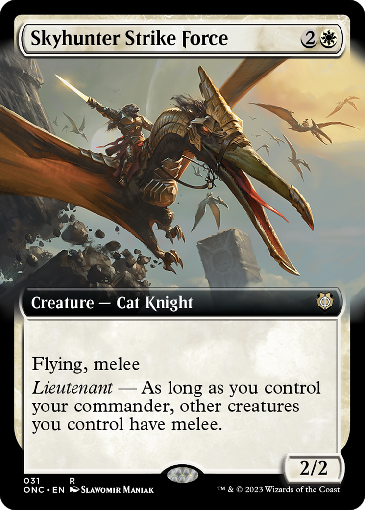 Skyhunter Strike Force (Extended Art) [Phyrexia: All Will Be One Commander]-2