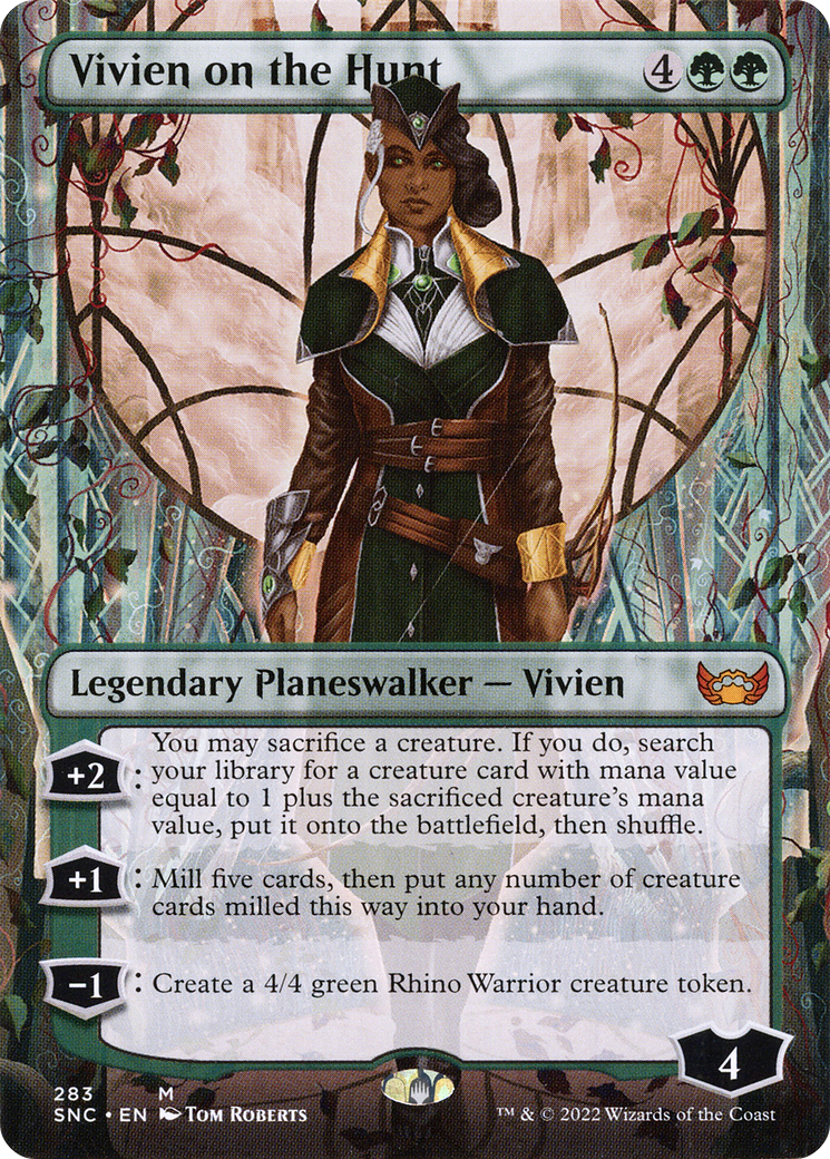 Vivien on the Hunt (Borderless) (SNC-283) - Streets of New Capenna (Borderless)-1
