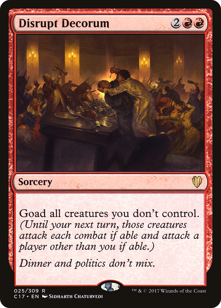 Disrupt Decorum [Commander 2017]-1