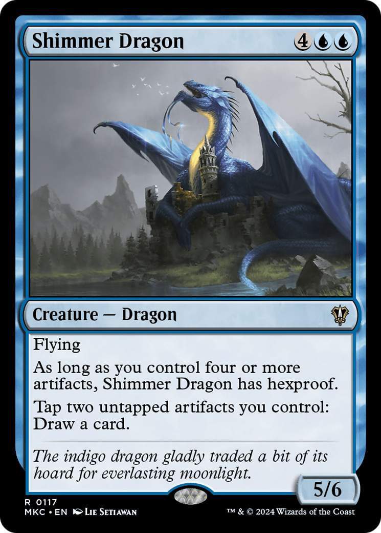 Shimmer Dragon [Murders at Karlov Manor Commander]-1
