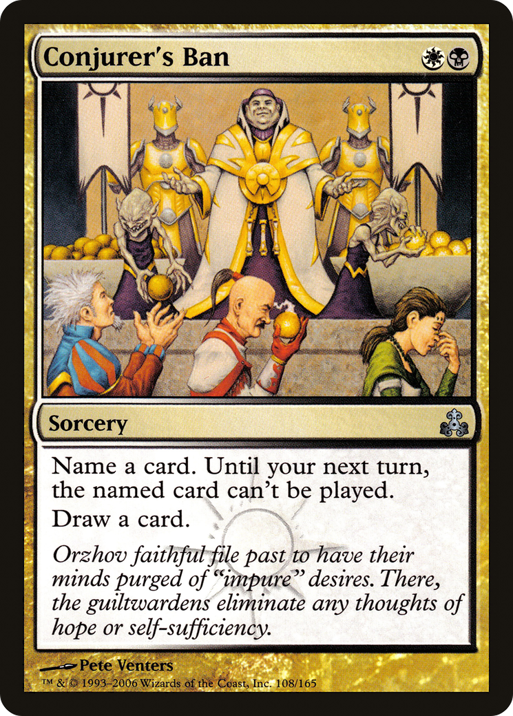 Conjurer's Ban [Guildpact]-1