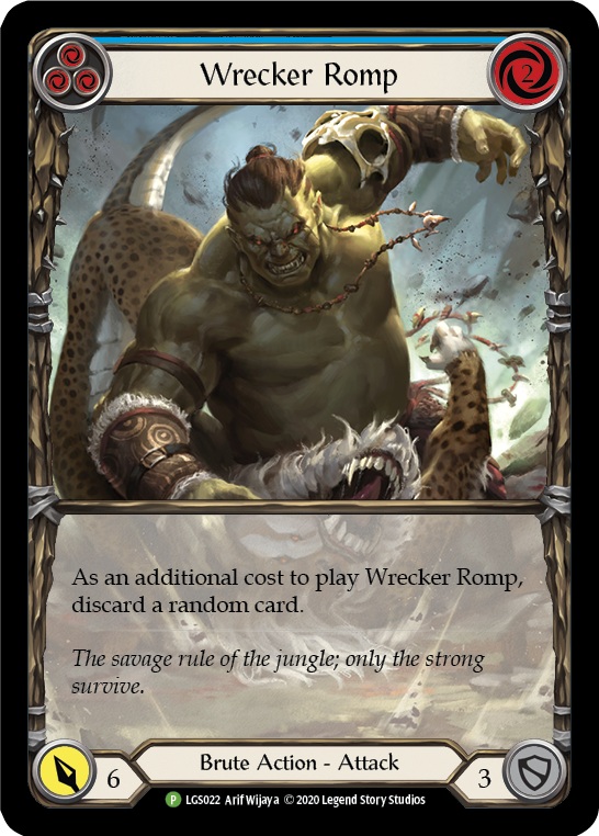 Wrecker Romp (Blue) [LGS022] (Promo)  Rainbow Foil-1