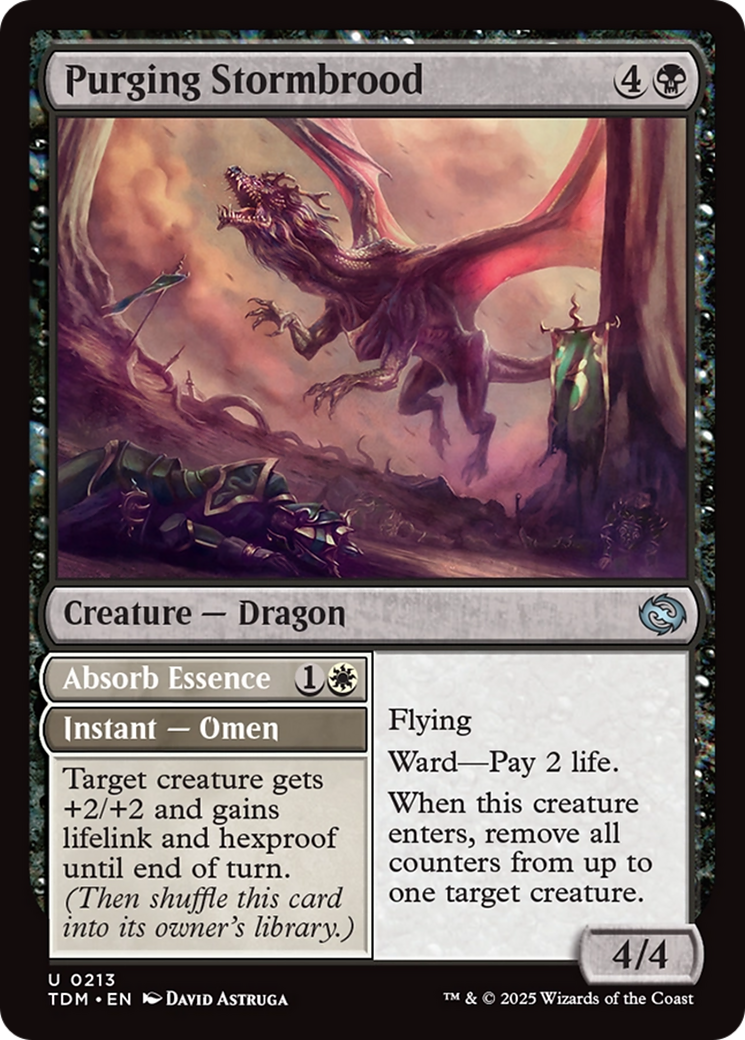 Purging Stormbrood [Tarkir: Dragonstorm]-1