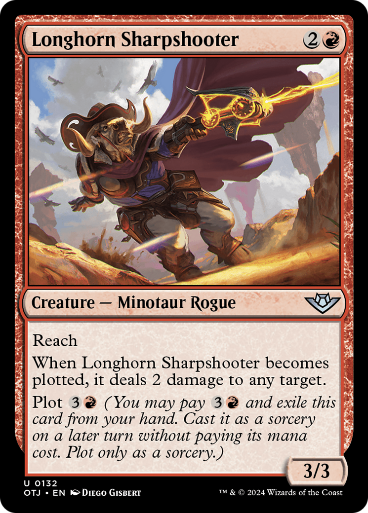 Longhorn Sharpshooter [Outlaws of Thunder Junction]-1