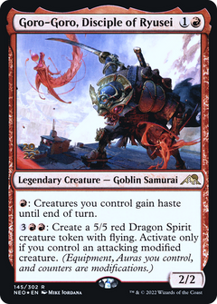 Goro-Goro, Disciple of Ryusei [Kamigawa: Neon Dynasty Prerelease Promos]-1