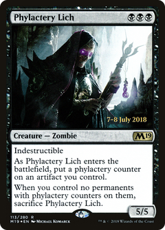 Phylactery Lich [Core Set 2019 Prerelease Promos]-1
