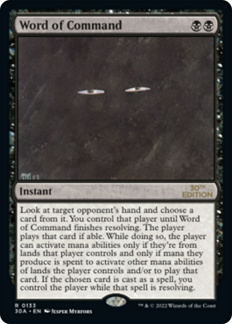 Word of Command (30A-133) - 30th Anniversary Edition-1