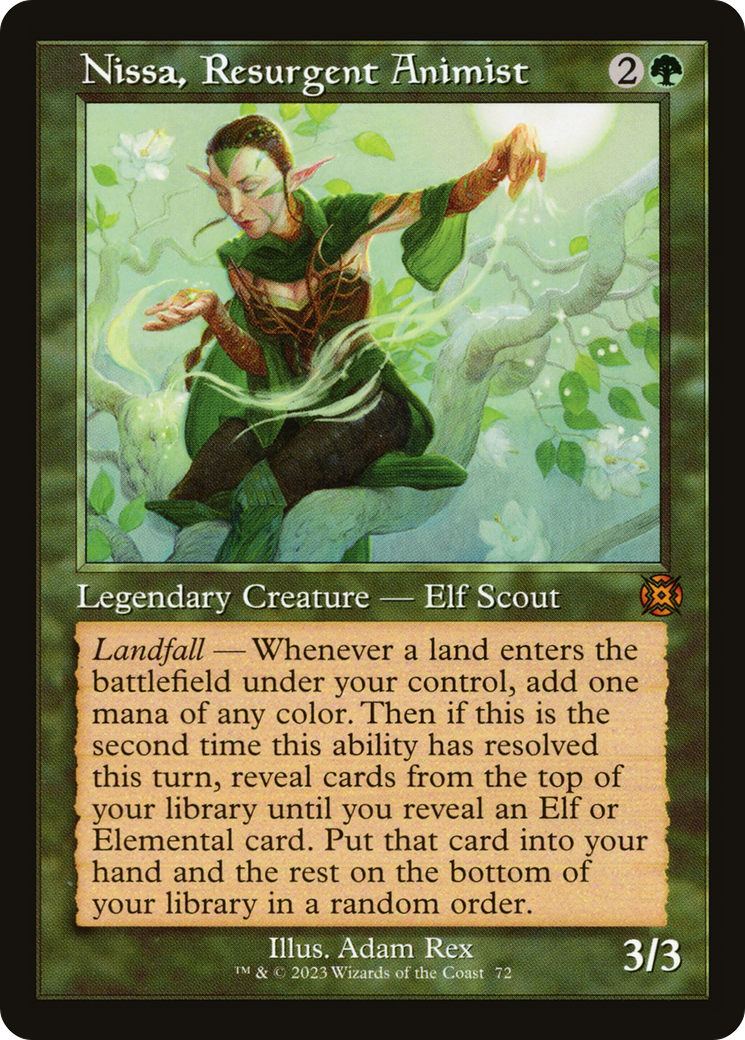 Nissa, Resurgent Animist (Retro) [March of the Machine: The Aftermath]-1