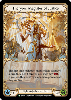 Theryon, Magister of Justice [JDG008] (Promo)  Rainbow Foil-1