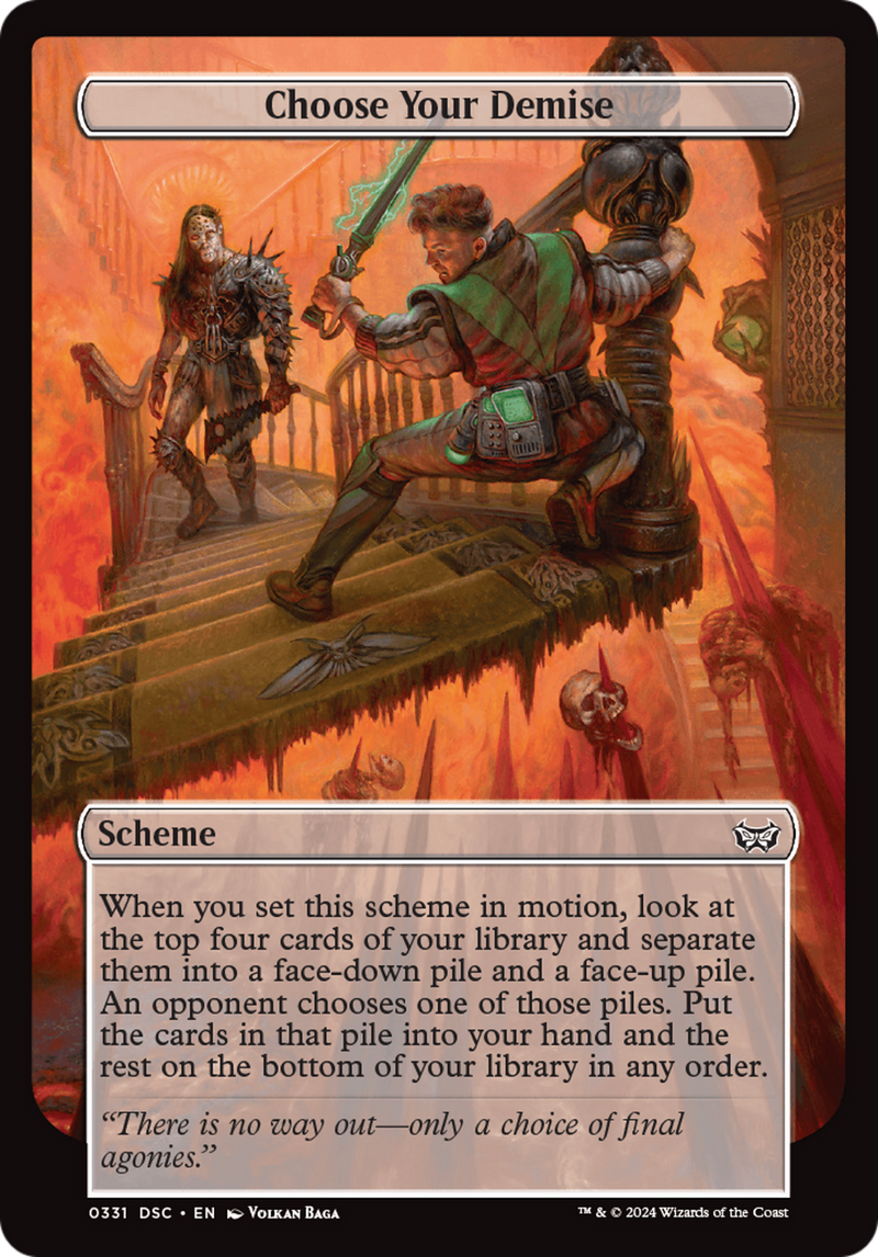 Choose Your Demise (Full Art) [Duskmourn: Archenemy]-2