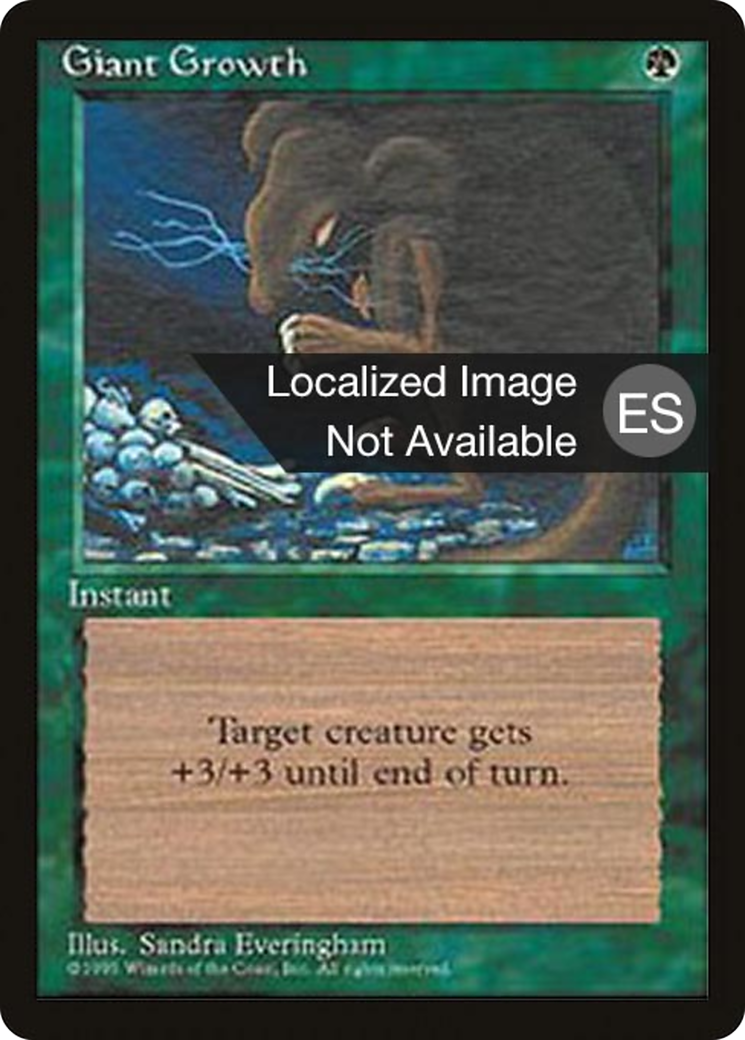 Giant Growth [Fourth Edition Foreign Black Border]-1