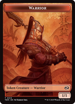 Goblin // Warrior Double-Sided Token [Tarkir: Dragonstorm Tokens]-2