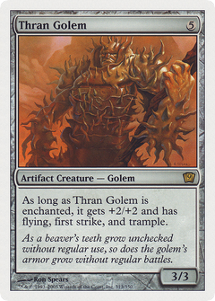 Thran Golem (9ED-313) - 9th Edition Foil-1