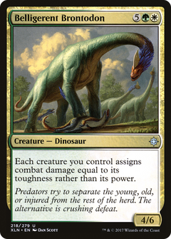 Belligerent Brontodon [Ixalan]-1