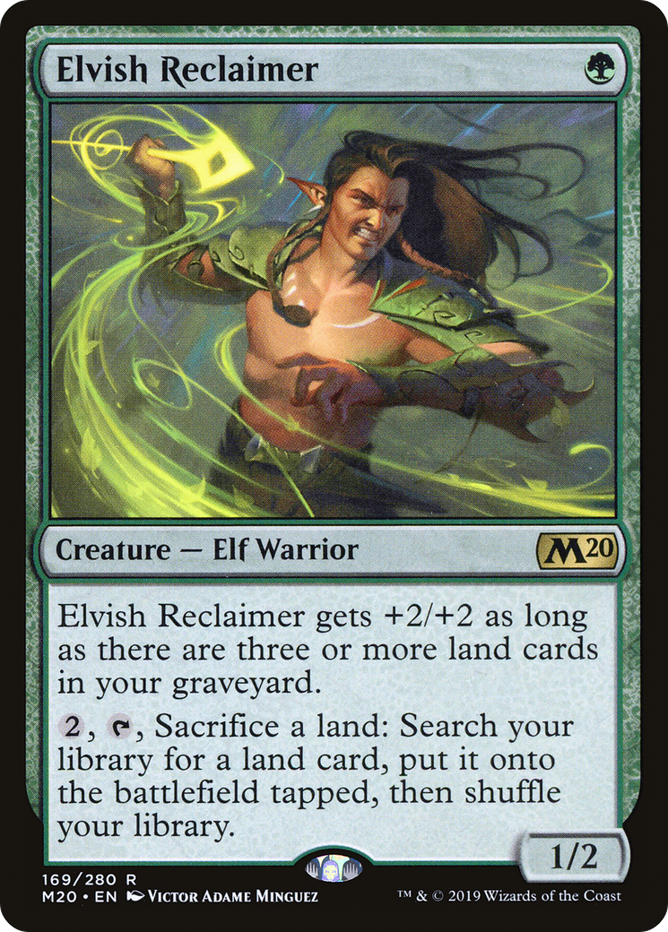 Elvish Reclaimer [Core Set 2020]-1