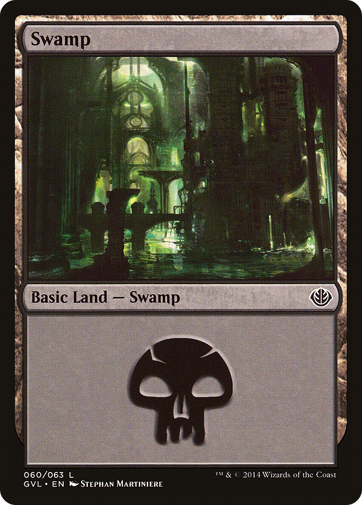 Swamp (60) (Garruk vs. Liliana) [Duel Decks Anthology]-1