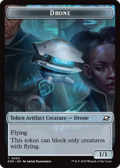 Robot // Drone Double-Sided Token [Edge of Eternities Tokens]-2